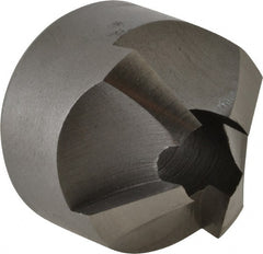 Made in USA - 4 Flutes, 11/16" Cutter Head Diam, 1/4" Pilot Hole Diam, High Speed Steel Reverse Countersink - Eagle Tool & Supply