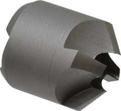 Made in USA - 4 Flutes, 3/4" Cutter Head Diam, 5/16" Pilot Hole Diam, High Speed Steel Reverse Countersink - Eagle Tool & Supply