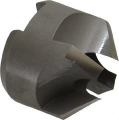 Made in USA - 4 Flutes, 1-1/4" Cutter Head Diam, 1/2" Pilot Hole Diam, High Speed Steel Reverse Countersink - Eagle Tool & Supply