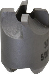 Made in USA - 4 Flutes, 3/8" Diam, 5/32" Pilot Hole Diam, High Speed Steel Reverse Counterbore - Eagle Tool & Supply