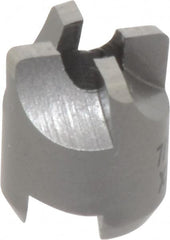 Made in USA - 4 Flutes, 7/16" Diam, 3/16" Pilot Hole Diam, High Speed Steel Reverse Counterbore - Eagle Tool & Supply