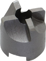 Made in USA - 4 Flutes, 1/2" Diam, 3/16" Pilot Hole Diam, High Speed Steel Reverse Counterbore - Eagle Tool & Supply