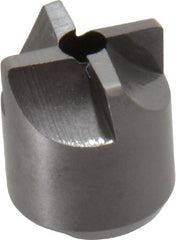 Made in USA - 4 Flutes, 9/16" Diam, 5/32" Pilot Hole Diam, High Speed Steel Reverse Counterbore - Eagle Tool & Supply