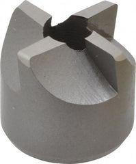 Made in USA - 4 Flutes, 11/16" Diam, 1/4" Pilot Hole Diam, High Speed Steel Reverse Counterbore - Eagle Tool & Supply