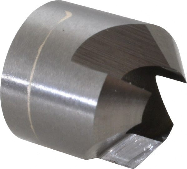 Made in USA - 1/2" Cutter Head Diam, 1/4" Pilot Hole Diam, Solid Carbide Reverse Countersink - Eagle Tool & Supply