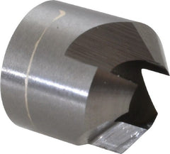 Made in USA - 1/2" Cutter Head Diam, 1/4" Pilot Hole Diam, Solid Carbide Reverse Countersink - Eagle Tool & Supply