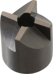 Made in USA - 4 Flutes, 9/16" Diam, 3/16" Pilot Hole Diam, Solid Carbide Reverse Counterbore - Eagle Tool & Supply