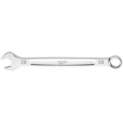 Combination Wrench: 29 mm Head Size Steel, Chrome-Plated