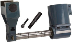 Vectrax - Right Angle Milling Head - R8 Spindle Taper, Compatible with GS 20 Series Manual Milling Machine, Includes 1 Inch Arbor, Arbor Support for NT40 Spindle, Horizontal Milling Attachment Including Right Angle Head and NT40 in - R8 out - Eagle Tool & Supply