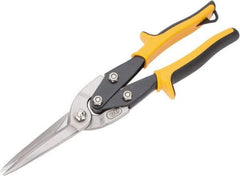 Value Collection - 3" Length of Cut, Straight Pattern Tinner's Snip - 10" OAL - Eagle Tool & Supply