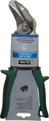 Value Collection - 1-1/4" Length of Cut, Right Pattern Offset Aviation Snip - 9-3/4" OAL - Eagle Tool & Supply