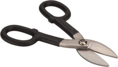 Value Collection - 1-3/4" Length of Cut, Straight Pattern Tinner's Snip - 7" OAL, Cushion Grip Handle, 26 AWG Steel Capacity - Eagle Tool & Supply