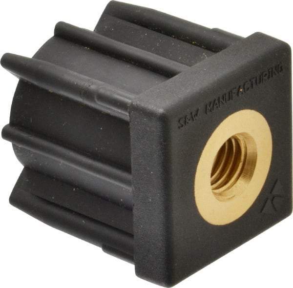 Gibraltar - 1-1/2" Tube, 1/2-13 Thread, 1,000 Lb Capacity, Square Tube End - 0.065" Tube Wall, 1-1/2" Square - Eagle Tool & Supply