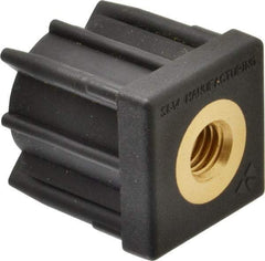 Gibraltar - 1-1/2" Tube, 1/2-13 Thread, 1,000 Lb Capacity, Square Tube End - 0.065" Tube Wall, 1-1/2" Square - Eagle Tool & Supply