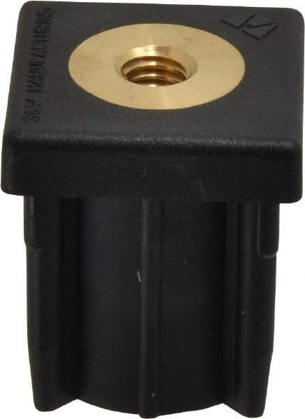 Gibraltar - 1-1/2" Tube, 3/8-16 Thread, 1,000 Lb Capacity, Square Tube End - 0.12" Tube Wall, 1-1/2" Square - Eagle Tool & Supply