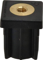 Gibraltar - 1-1/2" Tube, 3/8-16 Thread, 1,000 Lb Capacity, Square Tube End - 0.12" Tube Wall, 1-1/2" Square - Eagle Tool & Supply