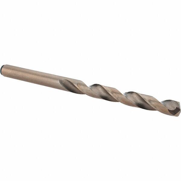 Chicago-Latrobe - 6.7mm 135° Cobalt Jobber Drill - Gold Finish Finish, Right Hand Cut, Spiral Flute, Straight Shank, 101mm OAL, Split Point - Eagle Tool & Supply