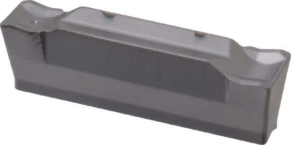 Iscar - DGN4003 C IC908 Grade, 0.1575" Cutting Width, Carbide Cutoff Insert - 0° Neutral Lead Angle, 0.0118" Cnr Rad, TiAlN Coated - Eagle Tool & Supply