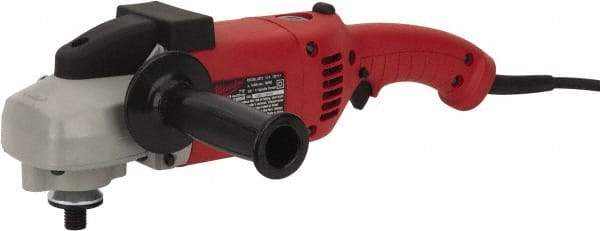 Milwaukee Tool - 7 to 9" Disc, 5,000 RPM, Electric Handheld Disc Sander - 2.2 hp, 120 Volts - Eagle Tool & Supply