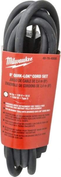 Milwaukee Tool - Power Drill Quik-Lok Cord Set - For All Magnum Drills - Eagle Tool & Supply