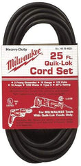 Milwaukee Tool - Power Drill Quik-Lok Cord Set - For All Magnum Drills - Eagle Tool & Supply