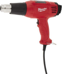 Milwaukee Tool - 140 to 1,040°F Heat Setting, 14.8 CFM Air Flow, Heat Gun - 120 Volts, 11.6 Amps, 1,400 Watts, 10.13' Cord Length - Eagle Tool & Supply