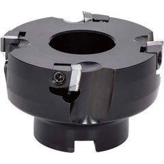 Indexable Square-Shoulder Face Mill:  DPD24125R,  38.1000″ Arbor Hole Dia, Uses  6,  YDEN Inserts,  No,  Series  DPD