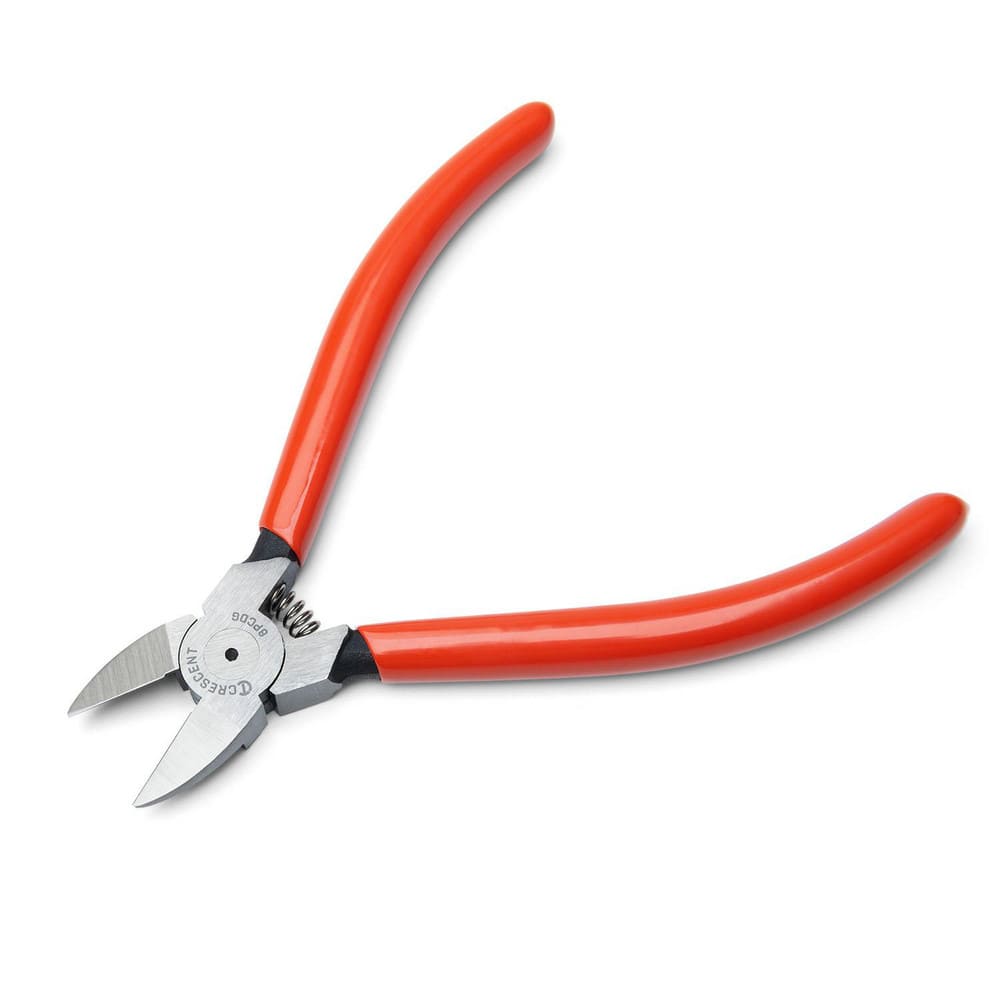 Diagonal Cutting Plier: 4″ OAL 0.95″ Jaw Length, 0.95″ Jaw Width, Cutter Head