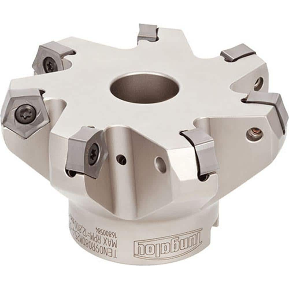 Indexable Chamfer & Angle Face Mills; Minimum Cutting Diameter (mm): 250.00; Maximum Cutting Diameter (mm): 255.73; Maximum Depth of Cut (mm): 6.40; Arbor Hole Diameter (mm): 47.63; Lead Angle: 70; Compatible Insert Size Code: PNMU0905GNEN-MJ; Cutter Styl