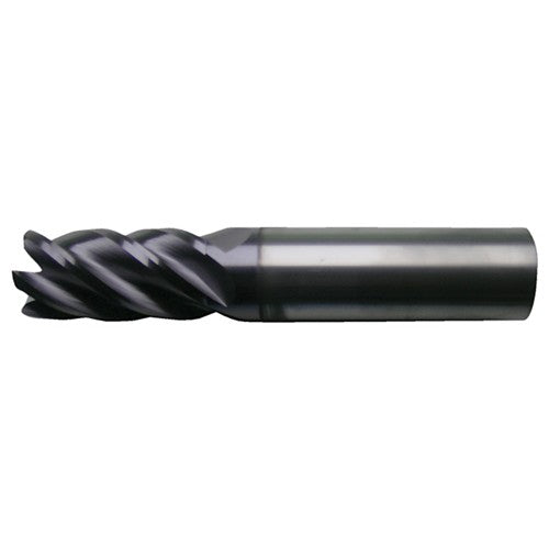 ‎1/2″ × 1/2″ × 5/8″ × 2-1/2″ RHS / RHC Solid Carbide 5-Flute High-Performance End Mill for Ferrous Material - TiAlN