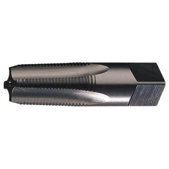 ‎1/8-27 NPTF 4 Flute HSS Medium Hook Taper Taper Pipe Tap- Bright - Exact Industrial Supply