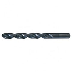 #12 RHS / RHC HSS 135 Degree Split Point Heavy Duty Jobber Length Drill - Steam Oxide - Eagle Tool & Supply