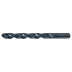 T RHS / RHC HSS 135 Degree Split Point Heavy Duty Jobber Length Drill - Steam Oxide - Exact Industrial Supply