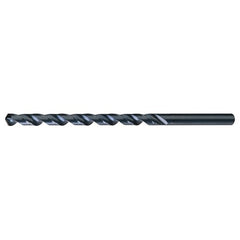1/4-E RHS / RHC HSS 118 Degree Notched Point Extended Length Drill - Steam Oxide - Exact Industrial Supply