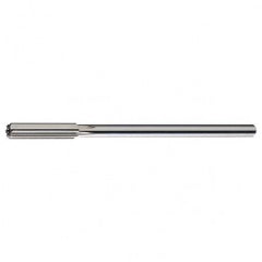 #12 STR / RHC HSS Straight Shank Straight Flute Reamer - Bright - Eagle Tool & Supply