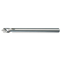 1/2″ × 6″ OAL 90 Degree HSS Radial NC Spotting Drills Bright - Exact Industrial Supply