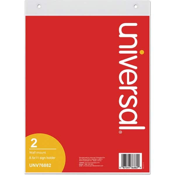 UNIVERSAL - Sign Holders & Frames Type: Wall Mount Sign Holder Sign Height Compatibility (Inch): 11 - Eagle Tool & Supply