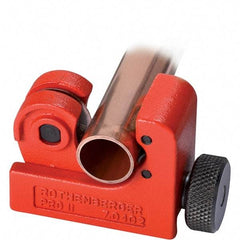 Rothenberger - 1/4" to 7/8" Pipe Capacity, Tube Cutter - Cuts Copper, 2-1/4" OAL - Eagle Tool & Supply