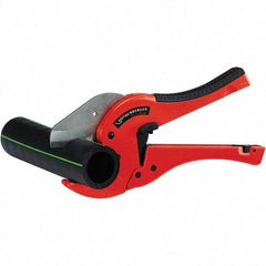 Rothenberger - 2" Pipe Capacity, Tube & Pipe Cutter - Cuts Plastic, PVC, CPVC, 10-1/4" OAL - Eagle Tool & Supply