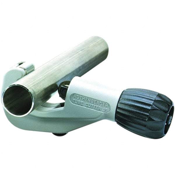 Rothenberger - 1/4" to 1-3/8" Pipe Capacity, Tube Cutter - Cuts Stainless Steel, 6" OAL - Eagle Tool & Supply