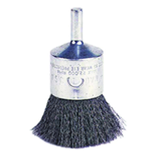 1″ Crimped Wire End Brush, .020″ Steel Fill, Retail Pack - Eagle Tool & Supply