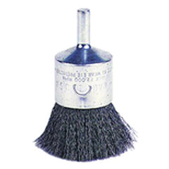 1″ Crimped Wire End Brush, .020″ Steel Fill, Retail Pack - Eagle Tool & Supply