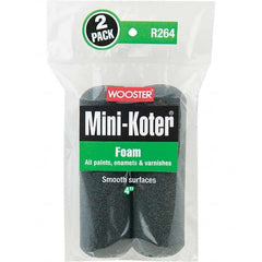 Wooster Brush - Paint Roller Covers Type: Mini Roller Nap Size (Inch): 1/4 - Eagle Tool & Supply