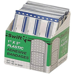1X3 PLASTIC STRIP BANDAID 100/BOX - Eagle Tool & Supply