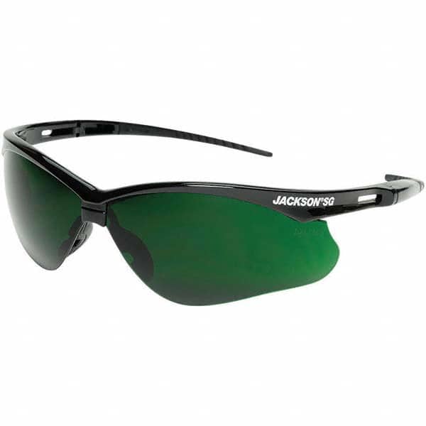 Jackson Safety - Safety Glasses Type: Welding Lens Color Family: Green - Eagle Tool & Supply