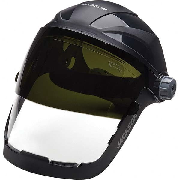 Jackson Safety - Nylon Gray Ratchet Adjustment Face Shield - Eagle Tool & Supply