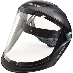 Jackson Safety - Nylon Gray Ratchet Adjustment Face Shield - Eagle Tool & Supply