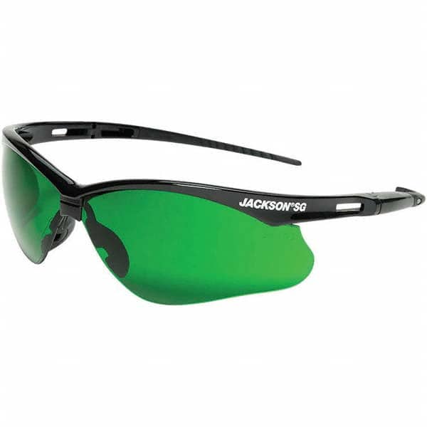 Jackson Safety - Safety Glasses Type: Welding Lens Color Family: Green - Eagle Tool & Supply