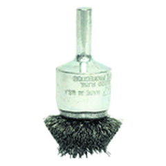 1″ Diameter - Steel Wire Flared End Brush - Eagle Tool & Supply
