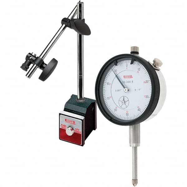 SPI - Magnetic Indicator Bases Base Length (mm): 50.00 Base Length (Decimal Inch): 1.9685 - Eagle Tool & Supply
